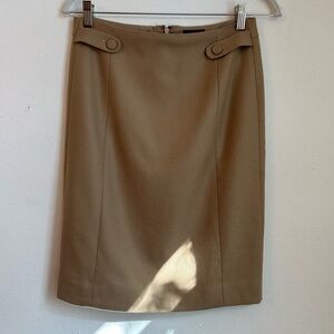 Classic J-Crew Wool Tan Women's Skirt